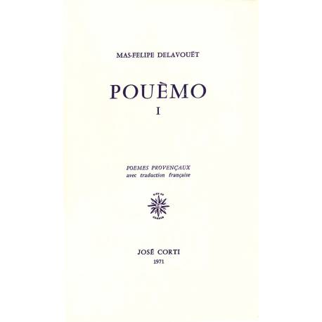 Pouèmo 1 - Mas-Felipe Delavouët - Couverture