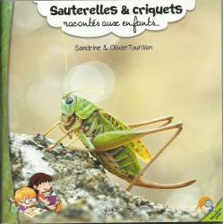 Sauterelles & Criquets racontés aux enfants - Sandrine & Olivier Tourillon - Couverture 