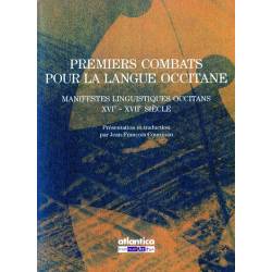 Premiers Combats pour la Langue Occitane - Collectif,  Jean-François Courouau - Couverture