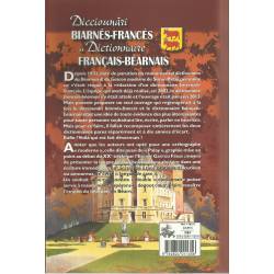 Dicciounàri BIARNÉS-FRANCÉS et FRANÇAIS-BÉARNAIS - Moreux & Puyau - Quatrième de couverture