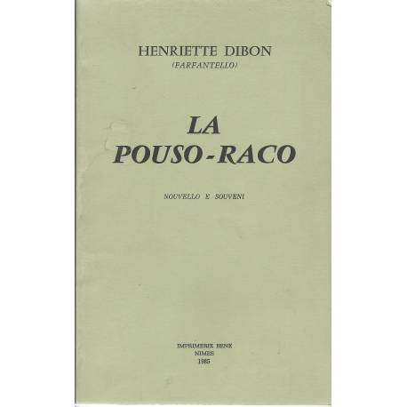 La Pouso-Raco - Henriette Dibon (Farfantello) - Couverture
