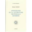 Anthologie de la littérature provençale moderne - Michel Courty - Couverture