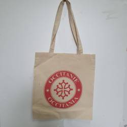 Sac coton (tote-bag) croix occitane