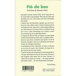 Fiò de bos - Bernat Giély - Quatrième de couverture