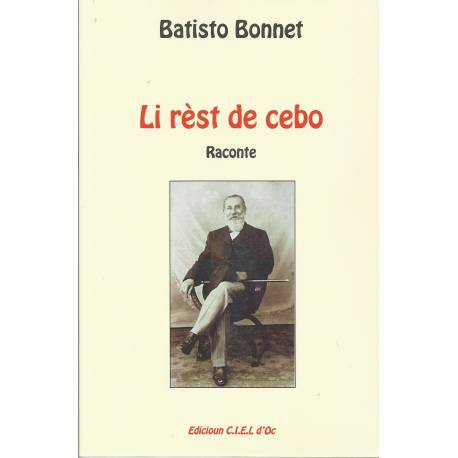 Li rèst de cebo - Batisto Bonnet - Couverture