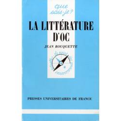 La littérature d'Oc - Jean Rouquette - Couverture