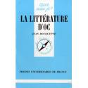 La littérature d'Oc - Jean Rouquette - Couverture