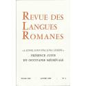 Revue des Langues Romanes - Tome 103-1 (1999 n°1) - Couverture
