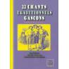 22 Chants traditionnels Gascons - Henri Marliangeas - Couverture