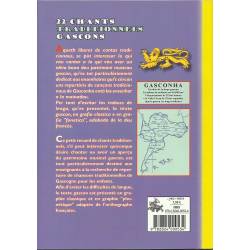 22 Chants traditionnels Gascons - Henri Marliangeas - Quatrième de couverture