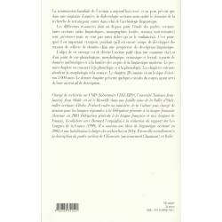 Description de l'occitan parlé à Sénaillac-Lauzès (Lot) - Jean Sibille - Quatrième de couverture