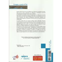 Lenga e país d'òc 50-51, per Robèrt Lafont - Quatrième de couverture