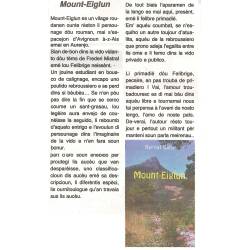 Mount-Eiglun - Bernat Giély - Article Prouvenço d'aro 426