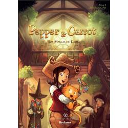 Pepper & Carrot - Tome 2 : Las Mascas de Caosah - David Revoy (Occitan)  - Couverture