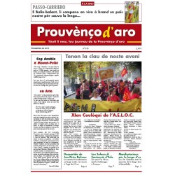 Prouvènço d'aro - Abonnement (1 year) - Cover December 2015