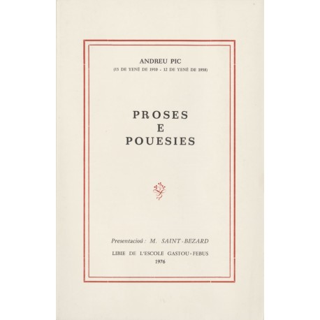 Proses e pouesies - Andreu PIC