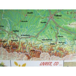 Set de table "Carte d'Occitanie"  (Macarel) - Détails