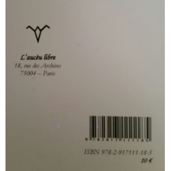 SÈT SESI pèr l'IVÈR - René Char - 4ième de Couverture