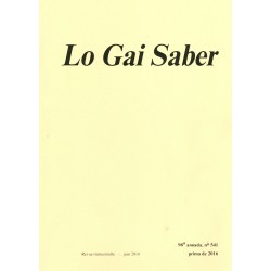 Lo Gai Saber - Abonnement (1 an) - Couverture 2016