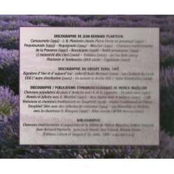 Chamin d'avuro - Jean Bernard Plantevin & Rural Café - Discographie et bibliographie