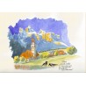 Dolomites - Alexis Nouailhat et Michel Vincent - Aquarelle de terrain