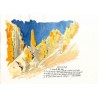 Dolomites - Alexis Nouailhat et Michel Vincent - Aquarelle de terrain