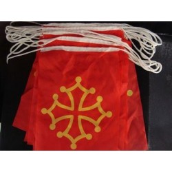 Garlanda de bandièras occitanas - Detalhs