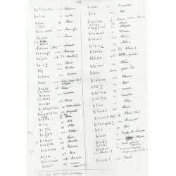 Le patois du Champsaur - Arthur Chabot (Manuscrit)