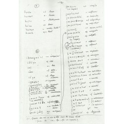 Le patois du Champsaur - Arthur Chabot (Manuscrit)