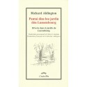 Pantai dins lou jardin dóu Lussembourg - Richard Aldington - Couverture