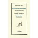 Oubreto prouvençalo - Alphonse Daudet - Couverture