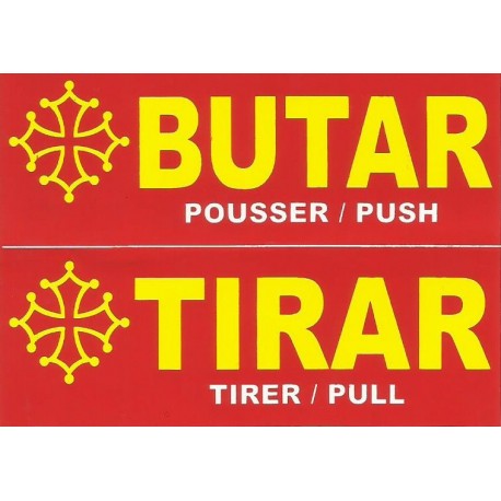 Sticker Butar / Tirar (occitan)