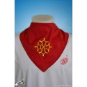 Foulard à  la Croix òc Brodée