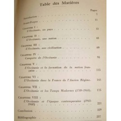 Histoire de l'occitanie - Henri Espieux - Table des matières