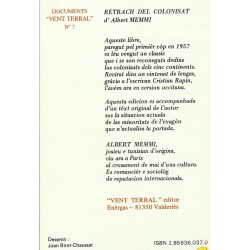 Retrach del colonisat - Albert Memmi - Vent Terral