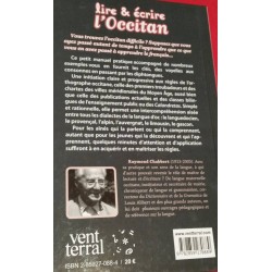 Lire et écrire l’occitan - Raymond Chabbert (les six dialectes occitans) - 4ième de couverture