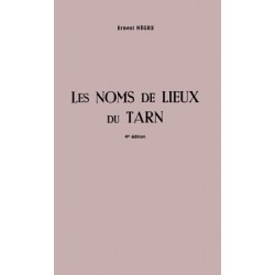 Les noms de lieux du Tarn - Ernest Nègre - Couverture (Vent Terral)