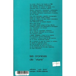 Las cronicas de "viure" - Ives Roqueta - 4ième de couverture