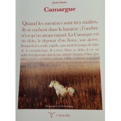 Camargue - Jean Giono - Michel Hugues - L'aucèu libre - Couverture