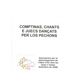 Comptinas, chants e juecs danças per los pechons
