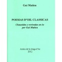 Poesias d'oïl classicas chausidas e reviradas en òc per Gui Matieu - Cobertura