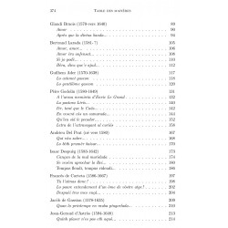 De Pèir de Garròs à l'abbé Fabre – 3 siècles de poésie occitane XVIe, XVIIe et XVIIIe siècles - Paul Fabre - Table des matières