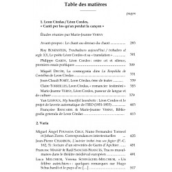 Revue des langues romanes - Abonnement (1 an) - Table des matières