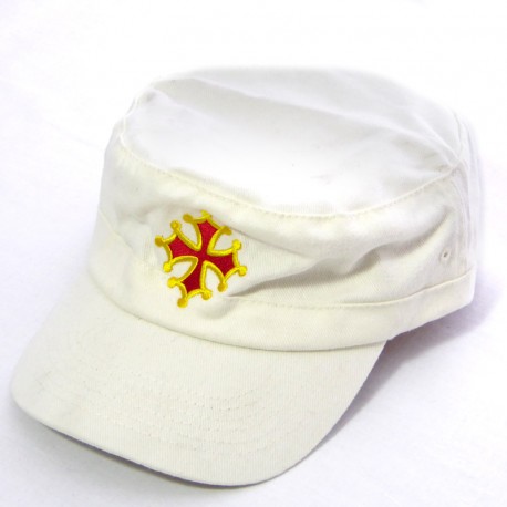 Occitane Cross Army Cap (beige)
