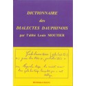 Dictionnaire des dialectes Dauphinois - Abbé Louis Moutier - Couverture