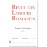 Revue des Langues Romanes - Tome 119-1 (2015 n°1)