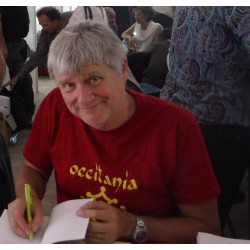 Jean-Frédéric Brun dédicace son livre Fleurs d'errance (Jorn)