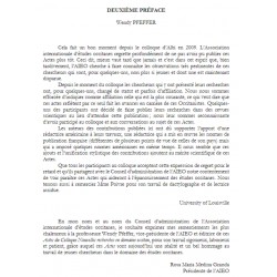 Nouvelles recherches en domaine occitan (PAIEO 10)  W. Pfeffer , J. Thomas - Preface