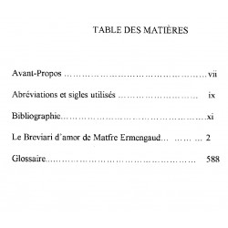 Le Breviari d’amor de Matfre Ermengaud - Tome IV - Somari