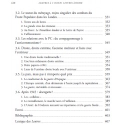 Leutres à l'Henri (lettres à Henri) - Roumégous - Table des matières